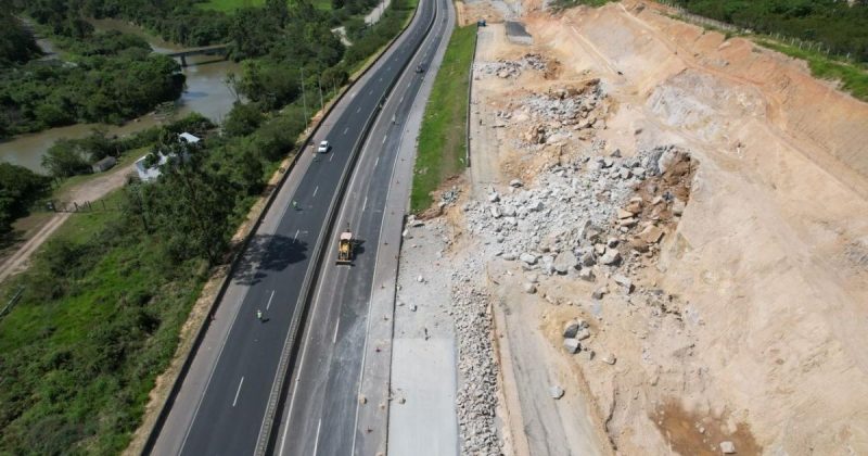 Obras na BR-101 no Sul de SC causam interdições nesta terça-feira (19)