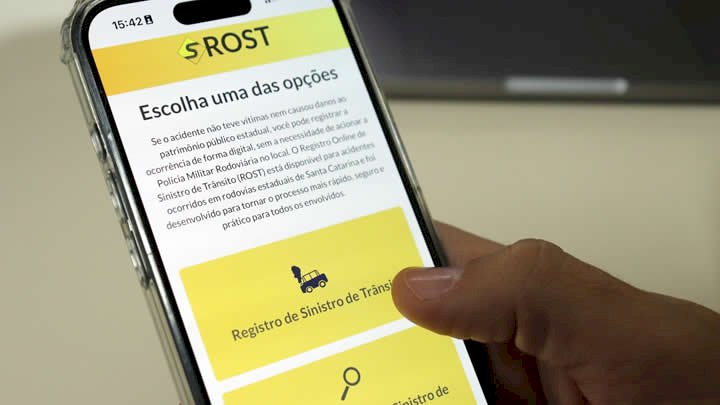 Santa Catarina lança sistema digital para registro de acidentes de trânsito sem vítimas