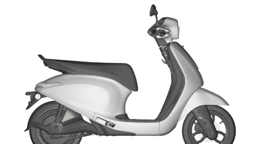 Bajaj registra no Brasil o design da scooter elétrica Chetak