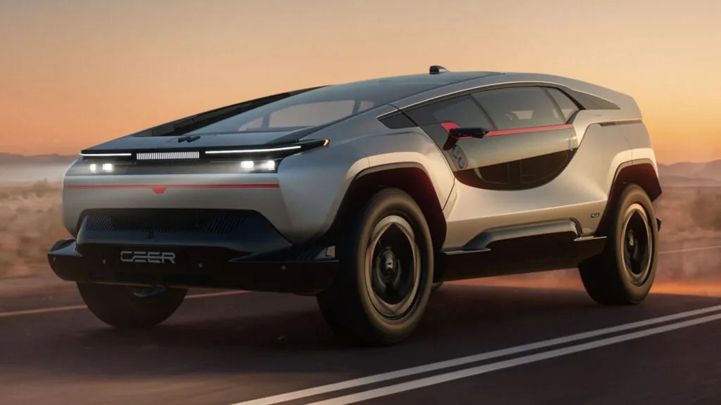 Ceer lança Exobot com 1.111 cv: sedã e SUV elétricos de alta performance